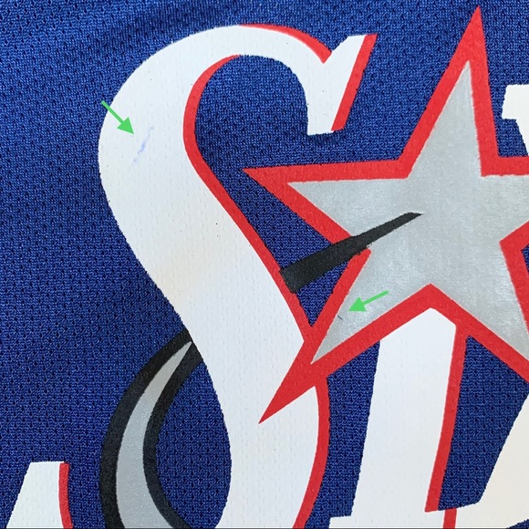 CHAMPION | ALLEN IVERSON #3 PHILADELPHIA SIXERS ALTERNATE JERSEY RARE - Picture 7 of 12